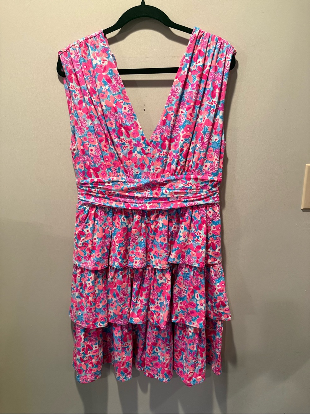NWT Lilly Pulitzer Faye V-Neck Ruffle Dress
Aura Pink Baby Bloomer
